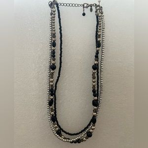 Black & Silver necklace